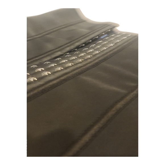 100% Latex Black Corset Top Under Bust Small S Adjustable Shirley of Hollywood - Picture 4 of 6